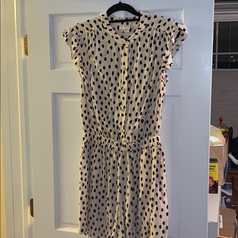 Kate Spade Printed Romper with pockets